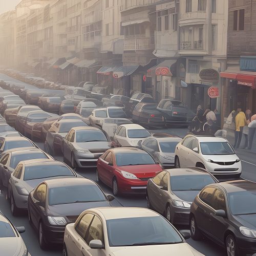 istanbul'daki trafik görüntüsü